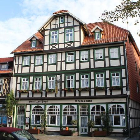 Hotel Garni Zur Post Wernigerode Exterior foto
